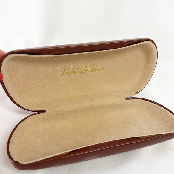 BROOKS BROTHERS Brown Glasses Case - Picture 4 of 5